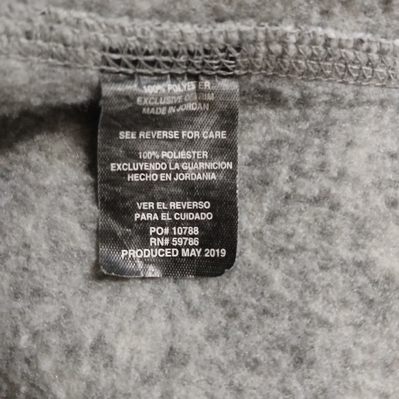 Beverly Hills Polo Club Fleece Zip Vest Size L Color Shades of Gray - Picture 7 of 8